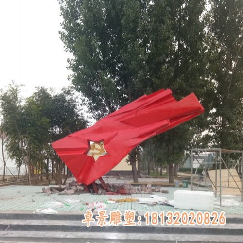 不銹鋼抽象旗幟雕塑 鶴壁金屬雕塑制作廠家的藝術(shù)探索